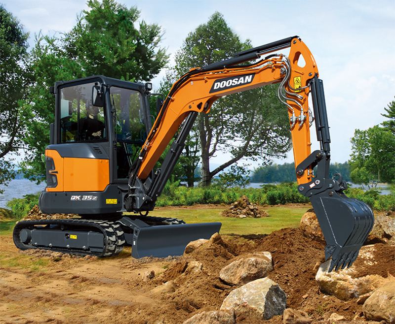 Mini excavadora